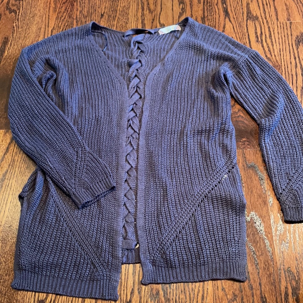 Blue Cardigan